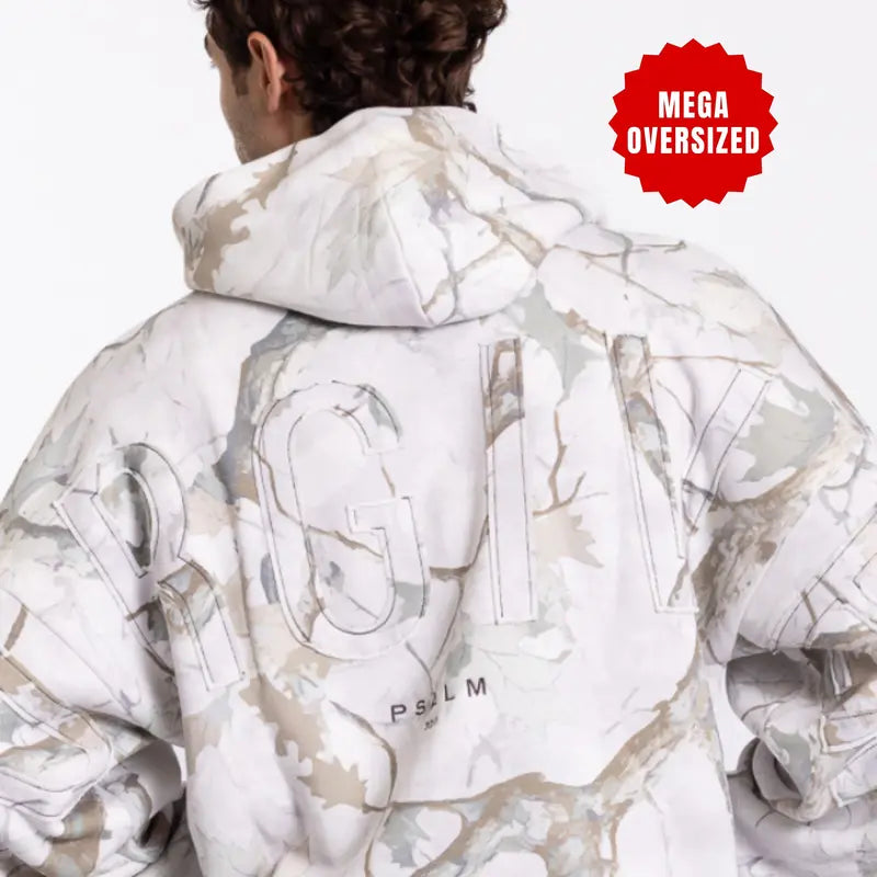 GLO Kingdom Essential Hoodie Patchwork Oversized Unisex