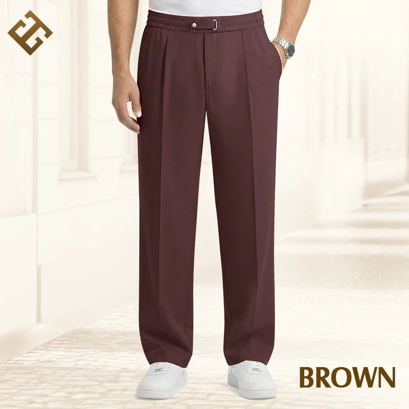 EaseTailor - Flexible Straight Fit Smart Comfort Pants