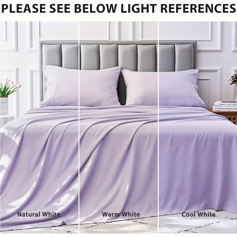 Queen-Size Luxury Hotel-Quality 4-Piece Sheet Set