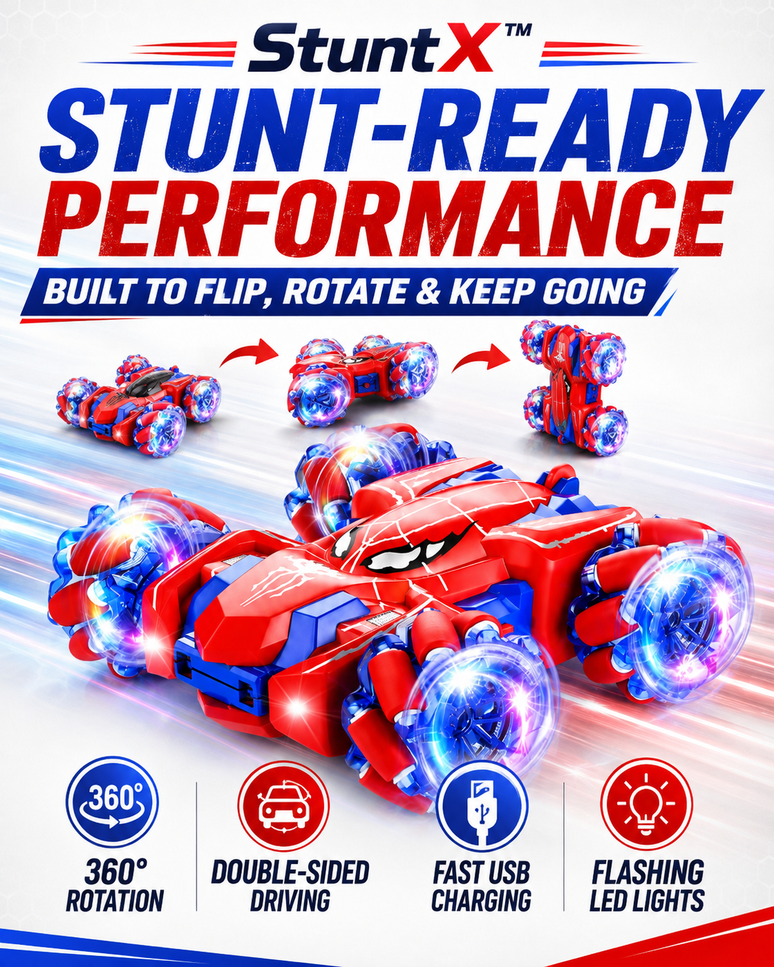 StuntX™ RC Stunt Racer