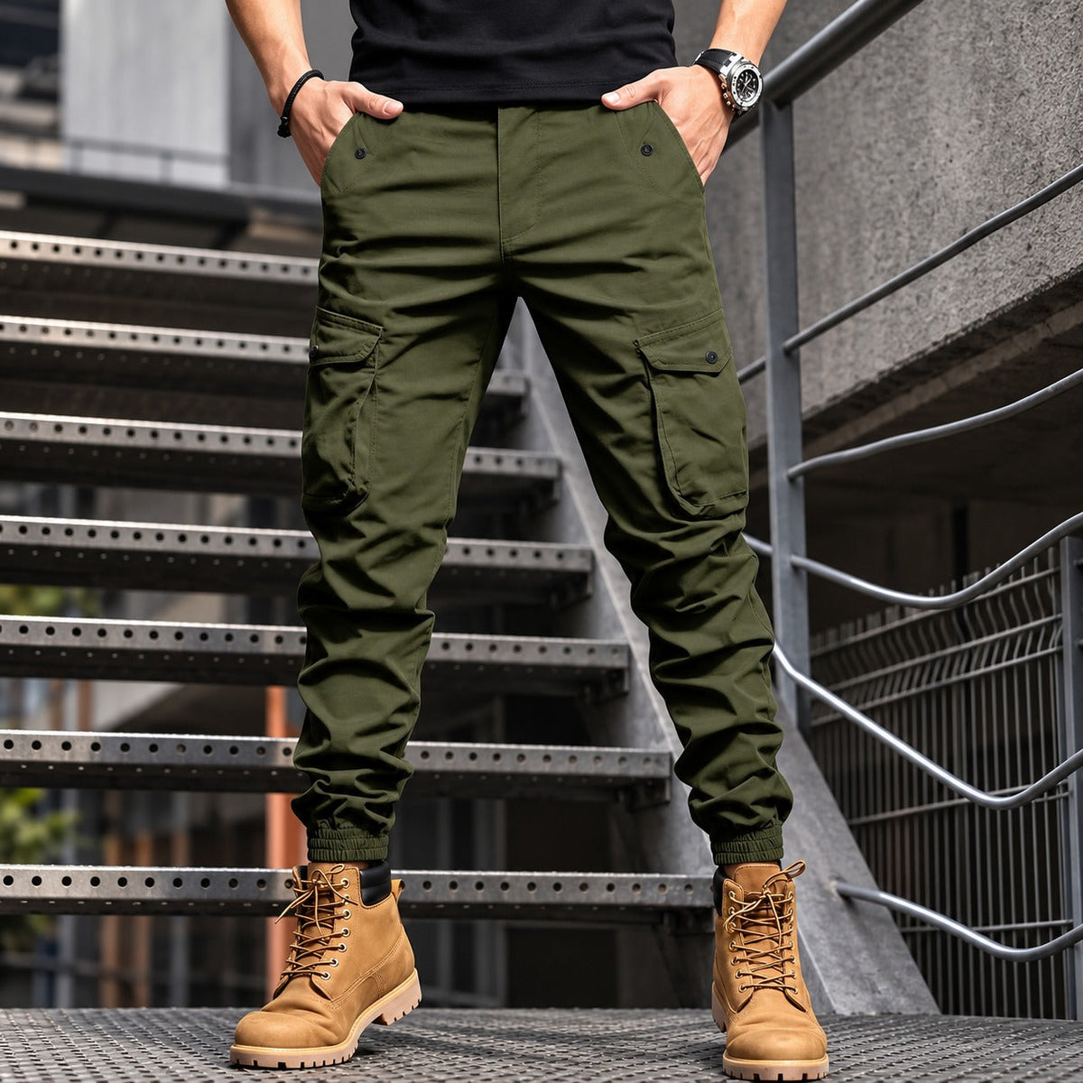 [BUY 1 GET 1 FREE] Brennar™ Jogger Pants with Cargo Pockets / Practicality for Your Daily Routine.