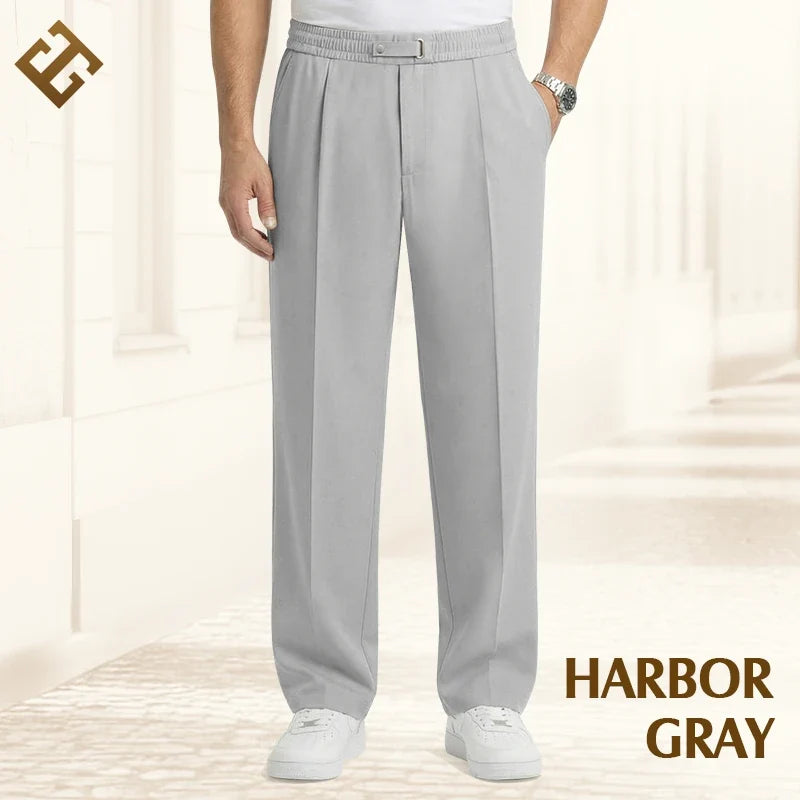 EaseTailor - Flexible Straight Fit Smart Comfort Pants